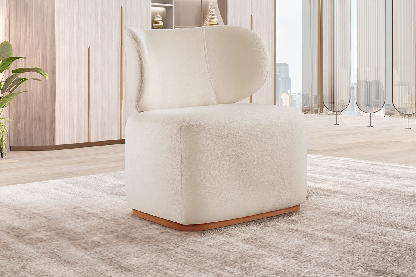 Poltrona Para Sala De Estar Moderna Sun