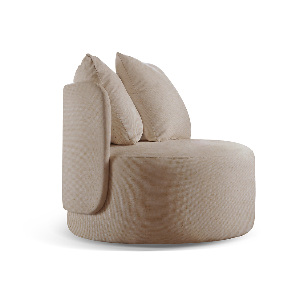 Poltrona Redonda Orgânica Moon
