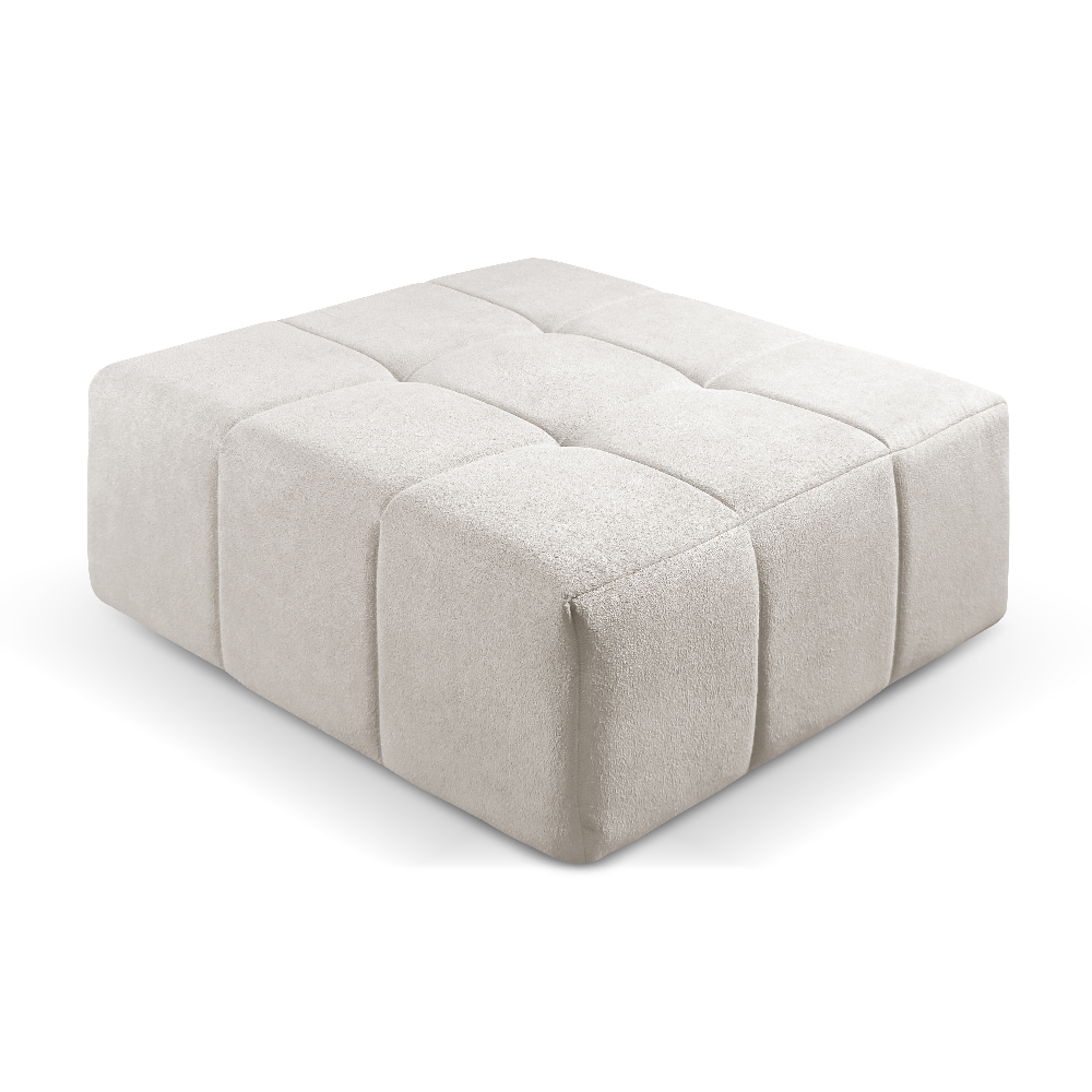 Puff Box - Bouclé Nude