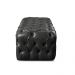 Puff Duque Chesterfield - Couro Ecológico Preto