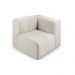 Sofá Box 1 Lugar - Bouclé Nude