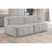 Sofá Box 2 Lugares - Bouclé Cinza
