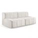 Sofá Box 2 Lugares - Bouclé Nude