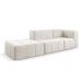 Sofá Box 3 Lugares - Bouclé Nude