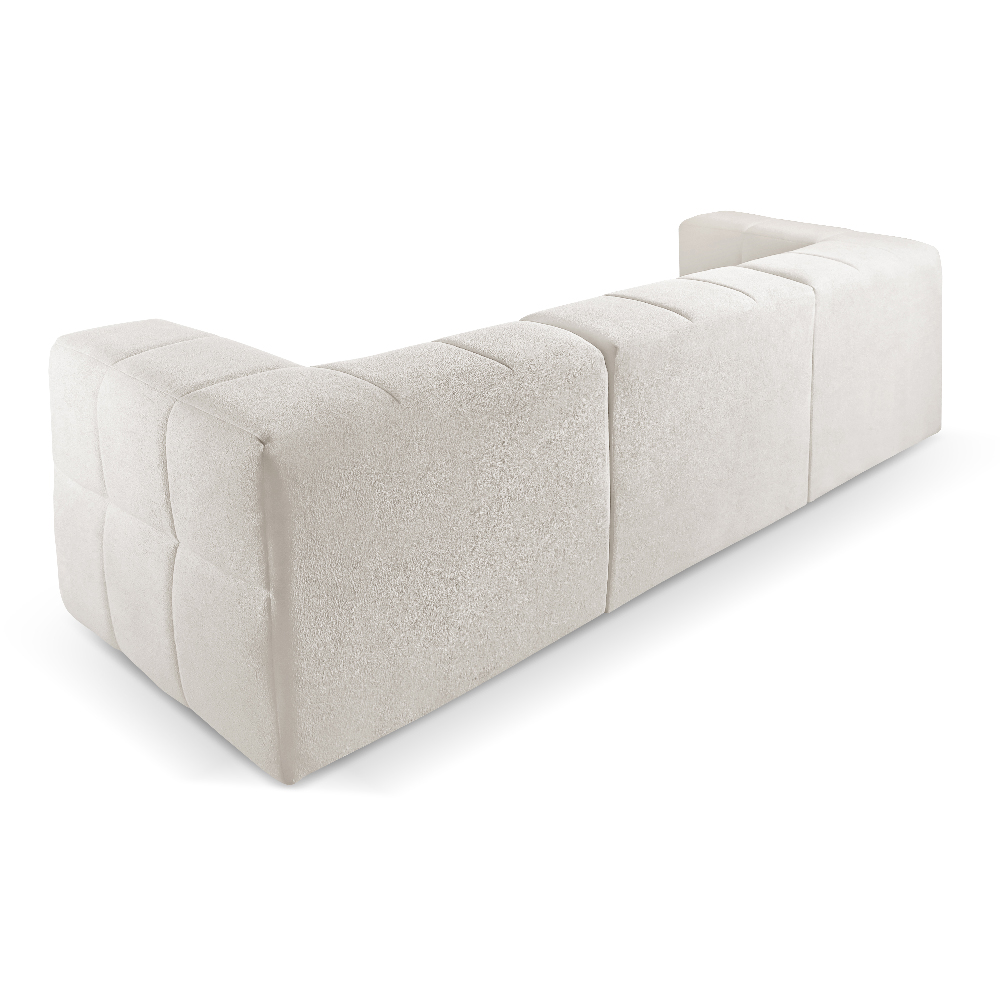 Sofá Box 3 Lugares - Bouclé Nude