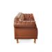 Sofá Chesterfield 2 Lugares Duque - Couro Ecológico Caramelo