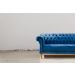 Sofá Chesterfield Clássico 3 Lugares -  Veludo Azul