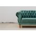 Sofá Dois Lugares Chesterfield Elizabeth - Veludo Verde