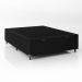 Baú Box Casal - 44x138x188cm - Couro Preto