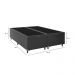 Baú Box Queen Bipartido - 44x158x198cm - Couro Preto