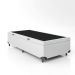 Baú Box Solteiro - 44x88x188cm - Couro Branco