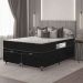 Cama Box Baú Queen Bipartido + Colchão D33 One Face - 61x158x198cm - Suede Preto