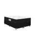 Cama Box Baú Queen Bipartido + Colchão D33 One Face - 61x158x198cm - Suede Preto