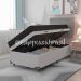 Cama Box Baú Solteiro + Colchão D20 - 56x88x188cm - Couro Branco