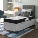 Cama Box Baú Solteiro + Colchão D33 One Face - 61x88x188cm - Couro Branco