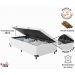 Cama Box Baú Solteiro + Colchão D33 One Face - 61x88x188cm - Couro Branco