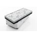 Cama Box Baú Solteiro + Colchão D33 One Face - 61x88x188cm - Couro Branco