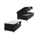 Cama Box Baú Solteiro + Colchão D33 One Face - 61x88x188cm - Couro Preto