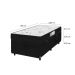 Cama Box Baú Solteiro + Colchão D33 One Face - 61x88x188cm - Suede Preto