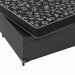 Cama Box Baú Viúva + Colchão D20 - 56x128x188cm - Couro Preto