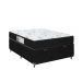 Cama Box Baú Viúva + Colchão D33 One Face - 61x128x188cm - Suede Preto