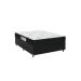 Cama Box Casal + Colchão D33 One Face - 56x138x188cm - Couro Preto