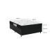 Cama Box Casal + Colchão D33 One Face - 56x138x188cm - Couro Preto