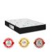 Cama Box Casal + Colchão D33 One Face - 56x138x188cm - Couro Preto