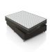 Cama Box Casal + Colchão Paris Molas Ensacadas Pocket - 61x138x188cm - Jacquard Marrom