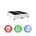 Cama Box Casal Bipartido + Colchão D33 One Face - 56x138x188cm - Couro Branco