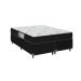 Cama Box Queen Bipartido + Colchão D33 One Face - 56x158x198cm - Suede Preto