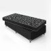 Cama Box Solteiro + Colchão D20 - 51x88x188cm - Suede Preto