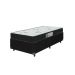 Cama Box Solteiro + Colchão D33 One Face - 56x88x188cm - Suede Preto