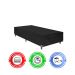 Cama Box Solteiro + Colchão D33 One Face - 56x88x188cm - Suede Preto