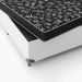 Cama Box Viúva + Colchão D20 - 51x128x188cm - Couro Branco