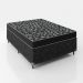 Cama Box Viúva + Colchão D20 - 51x128x188cm - Suede Preto