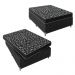 Cama Box Viúva + Colchão D20 - 51x128x188cm - Suede Preto
