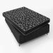 Cama Box Viúva + Colchão D20 - 51x128x188cm - Suede Preto