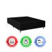 Cama Box Viúva + Colchão D33 One Face - 56x128x188cm - Couro Preto