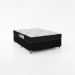 Cama Box Viúva + Colchão D33 One Face - 56x128x188cm - Suede Preto