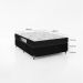 Cama Box Viúva + Colchão D33 One Face - 56x128x188cm - Suede Preto