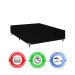 Cama Box Viúva + Colchão D33 One Face - 56x128x188cm - Suede Preto