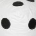 Puff Infantil Dado Grande em Branco com Bolas Pretas