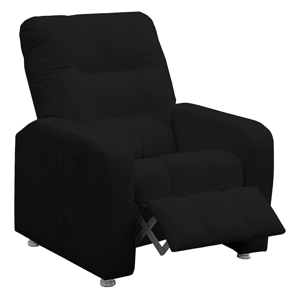 Poltrona do Papai Reclinável Turim Corino Preto - Speciale