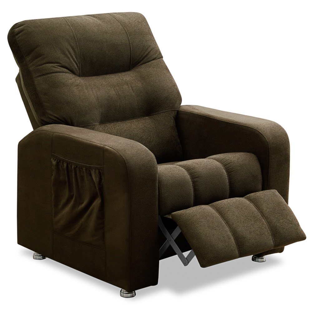 Poltrona do Papai Reclinável Turim Suede Amassado Castor - Speciale