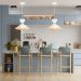 Lustre Pendente Cone Moderno Draft Mesa Balcão Gourmet Branco Spotline
