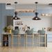 Lustre Pendente Cone Moderno Draft Mesa Balcão Gourmet Preto Spotline