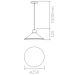 Lustre Pendente Queens Moderno Preto E Cobre Polido  Spotline