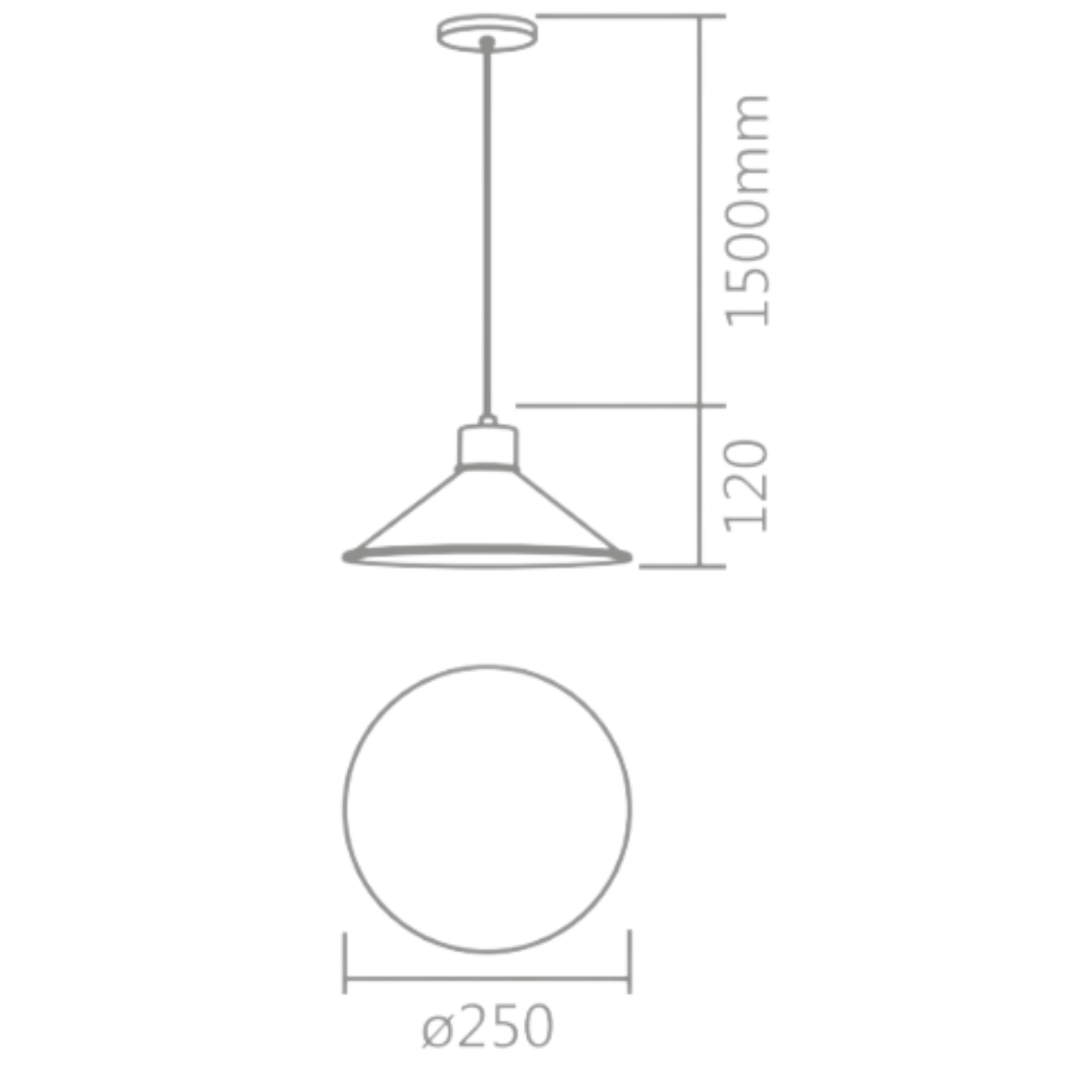 Lustre Pendente Queens Moderno Preto E Cobre Polido  Spotline
