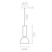 Lustre Pendente Savana Moderno Preto Spotline